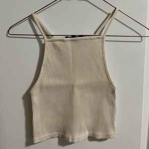 White crop top